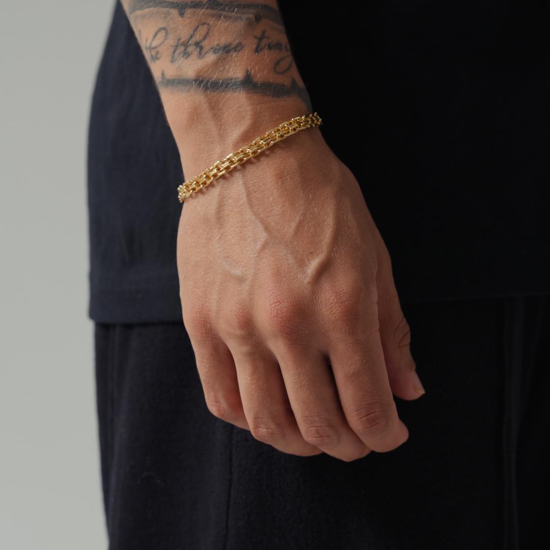 Bracciale Double Belcher (Oro)