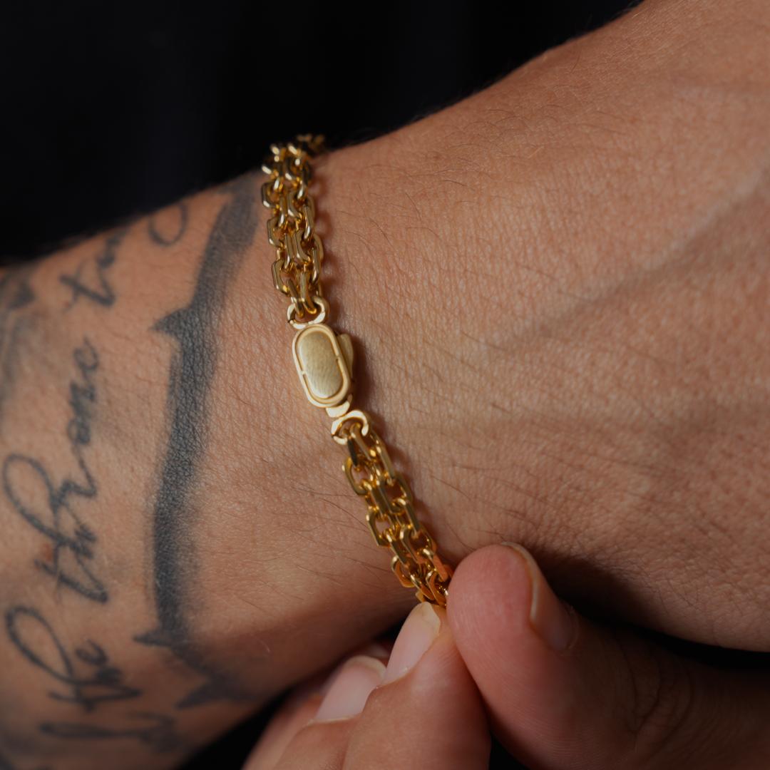 Bracciale Double Belcher (Oro)