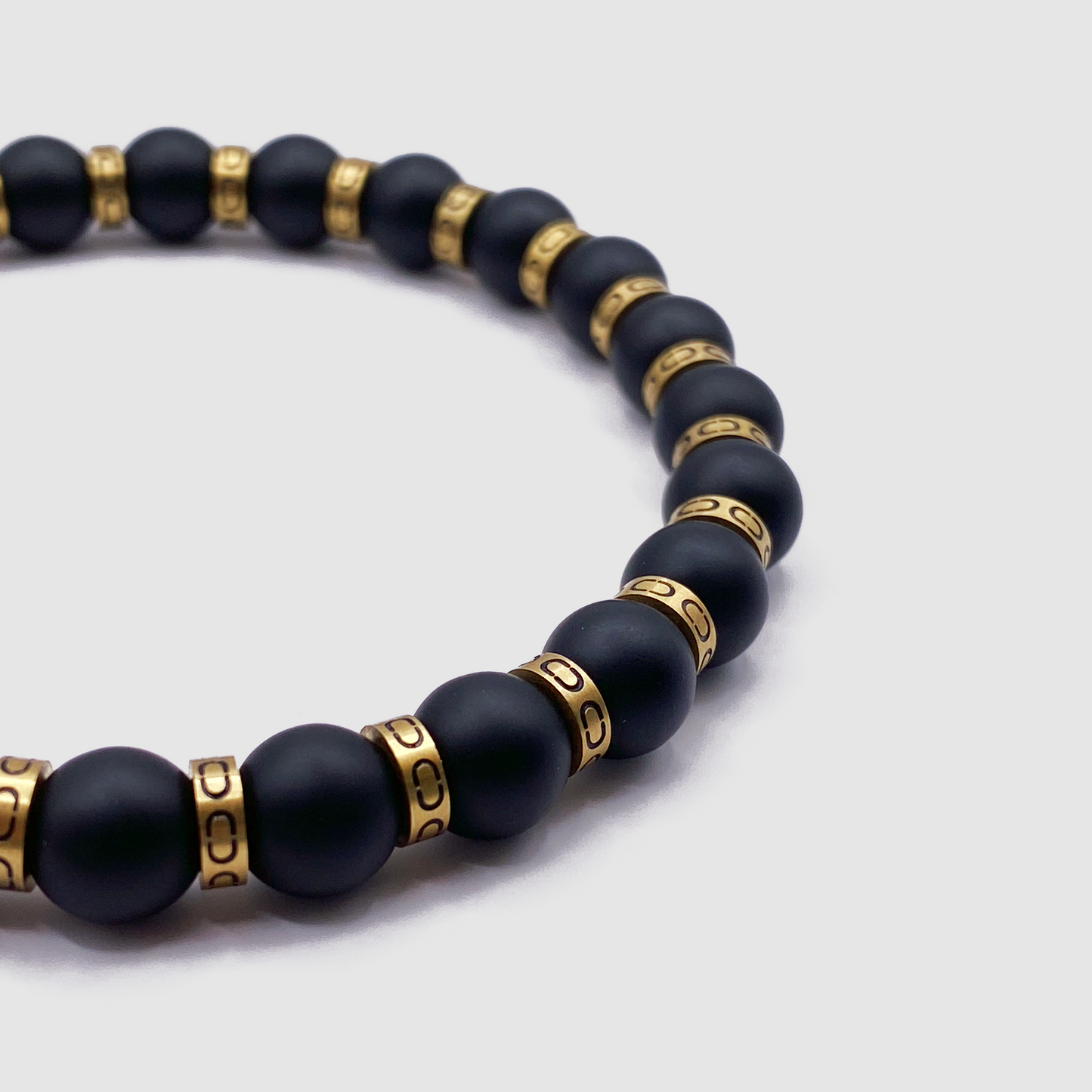 Bracciale a Perline Diviso (Oro)