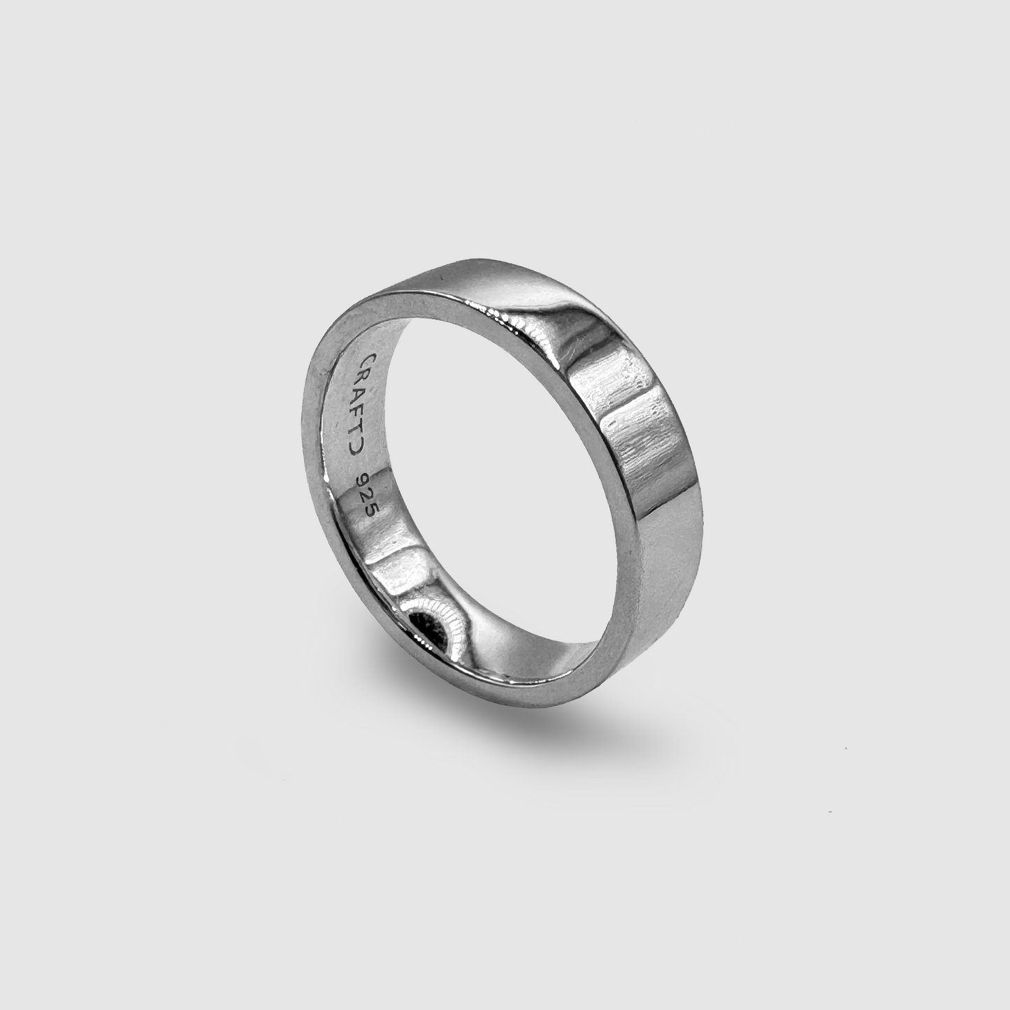 Anello a Fascia Piatta (Argento Sterlingo) 6mm