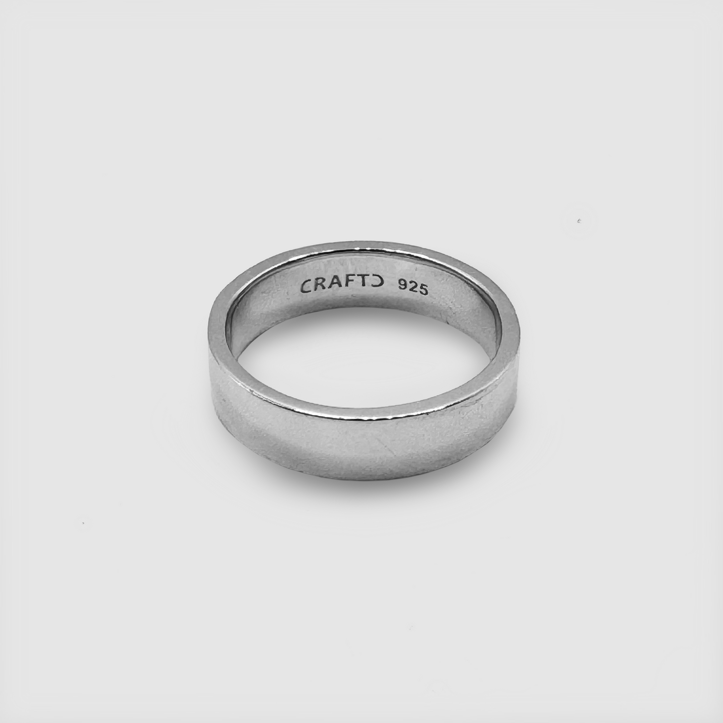Anello a Fascia Piatta (Argento Sterlingo) 6mm