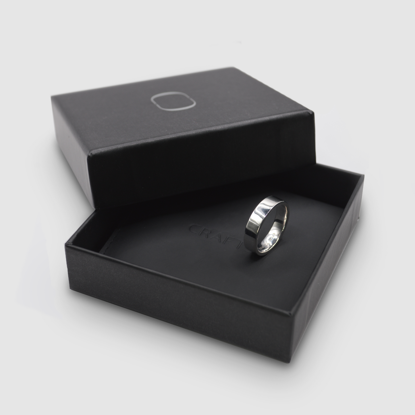Anello a Fascia Piatta (Argento Sterlingo) 6mm