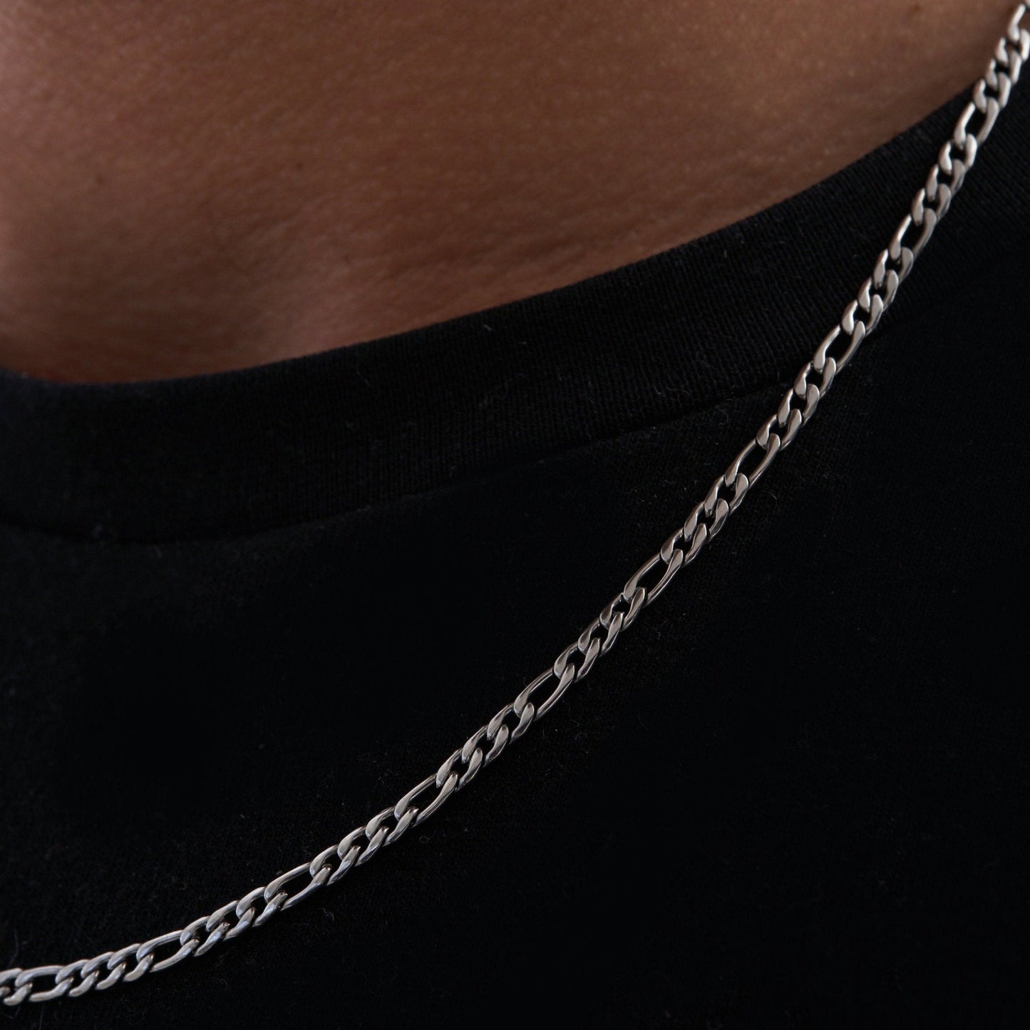 Minimal Figaro (Argento) 3mm