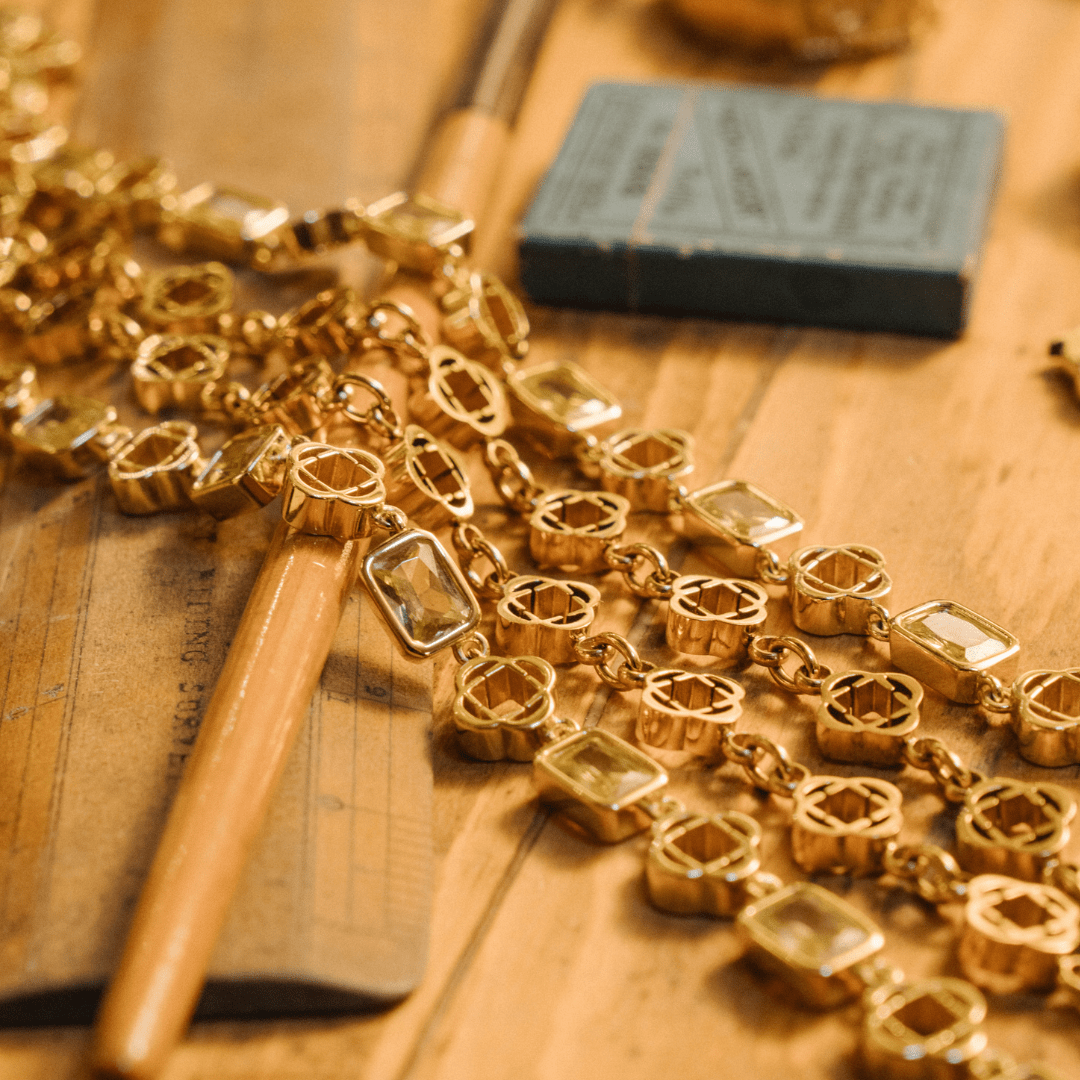 Collana Clover Link (Oro)