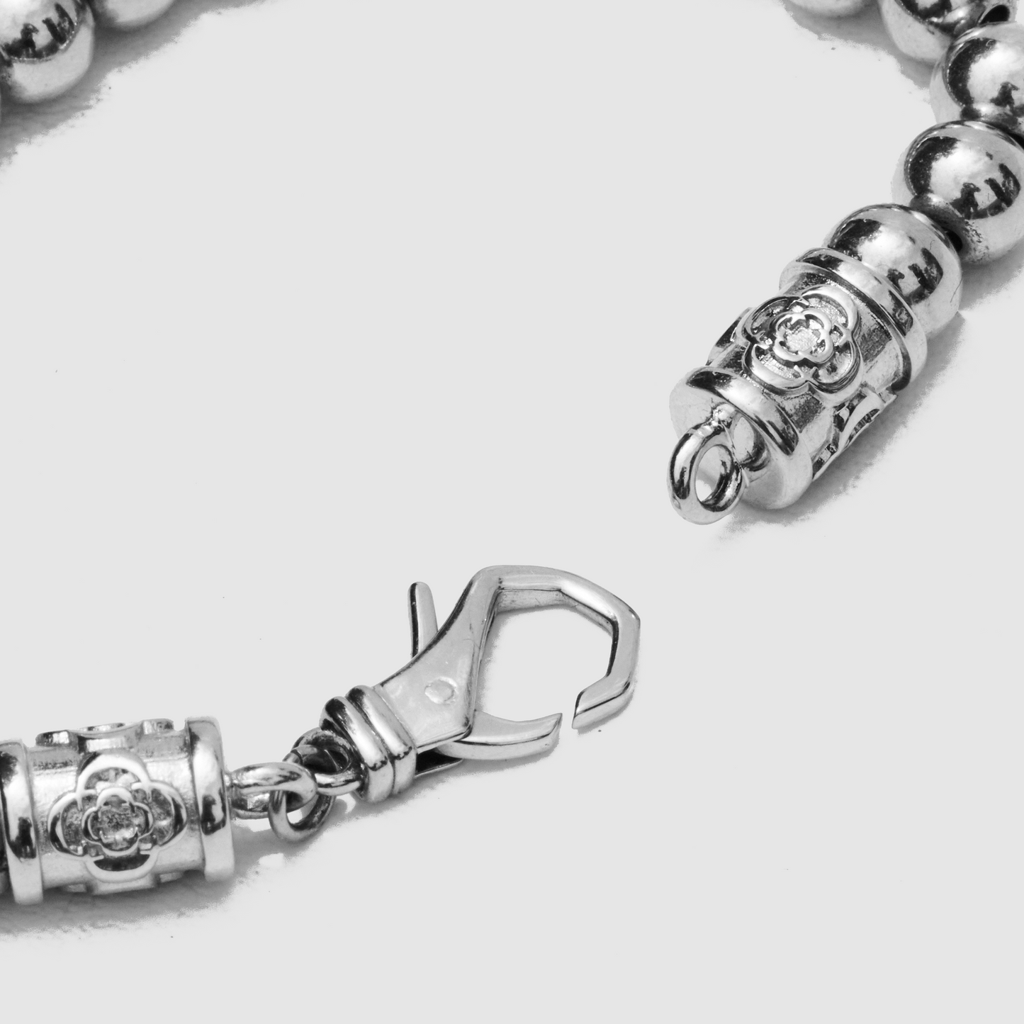 Bracciale a Palline in Chrome (Argento)
