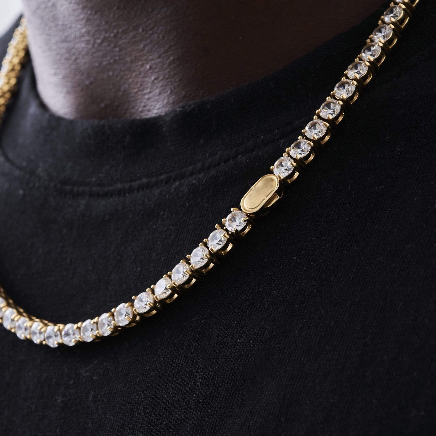 Collana Tennis (Oro) 5mm