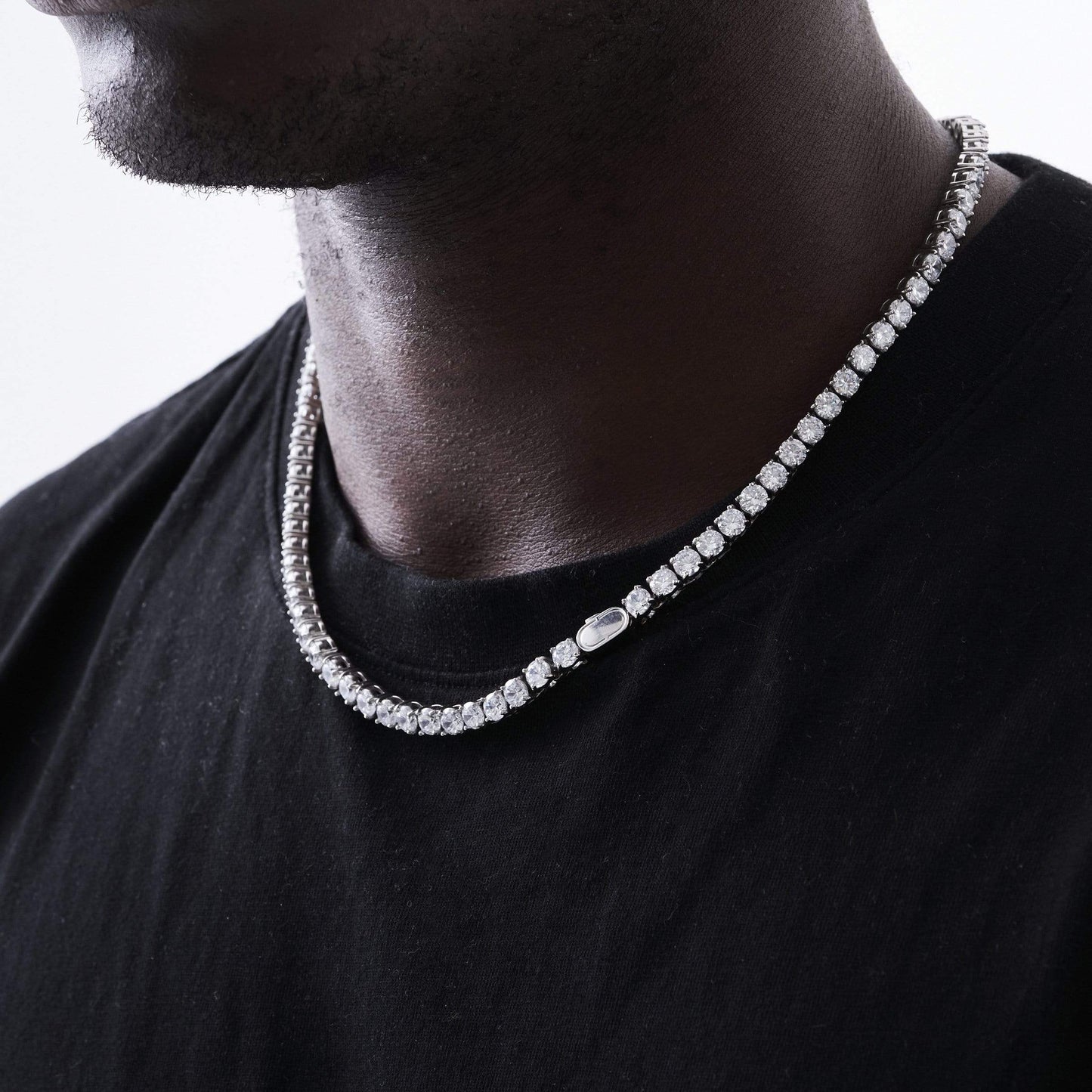 Collana Tennis (Argento) 5mm