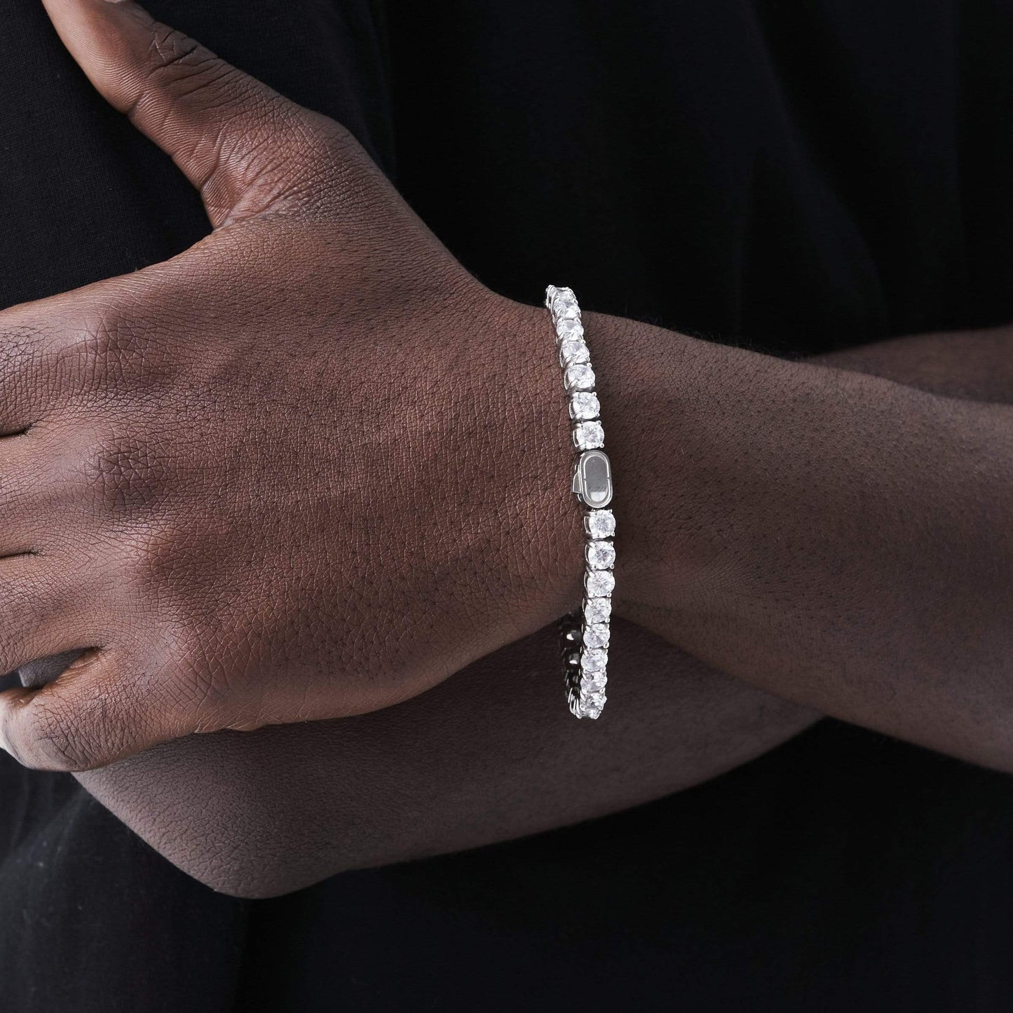 Bracciale Tennis (Argento) 5mm