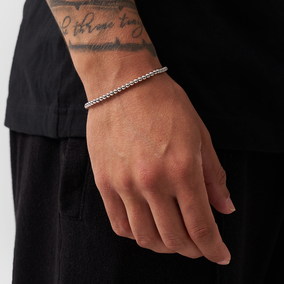 Bracciale Mini Chrome Ball (Argento)