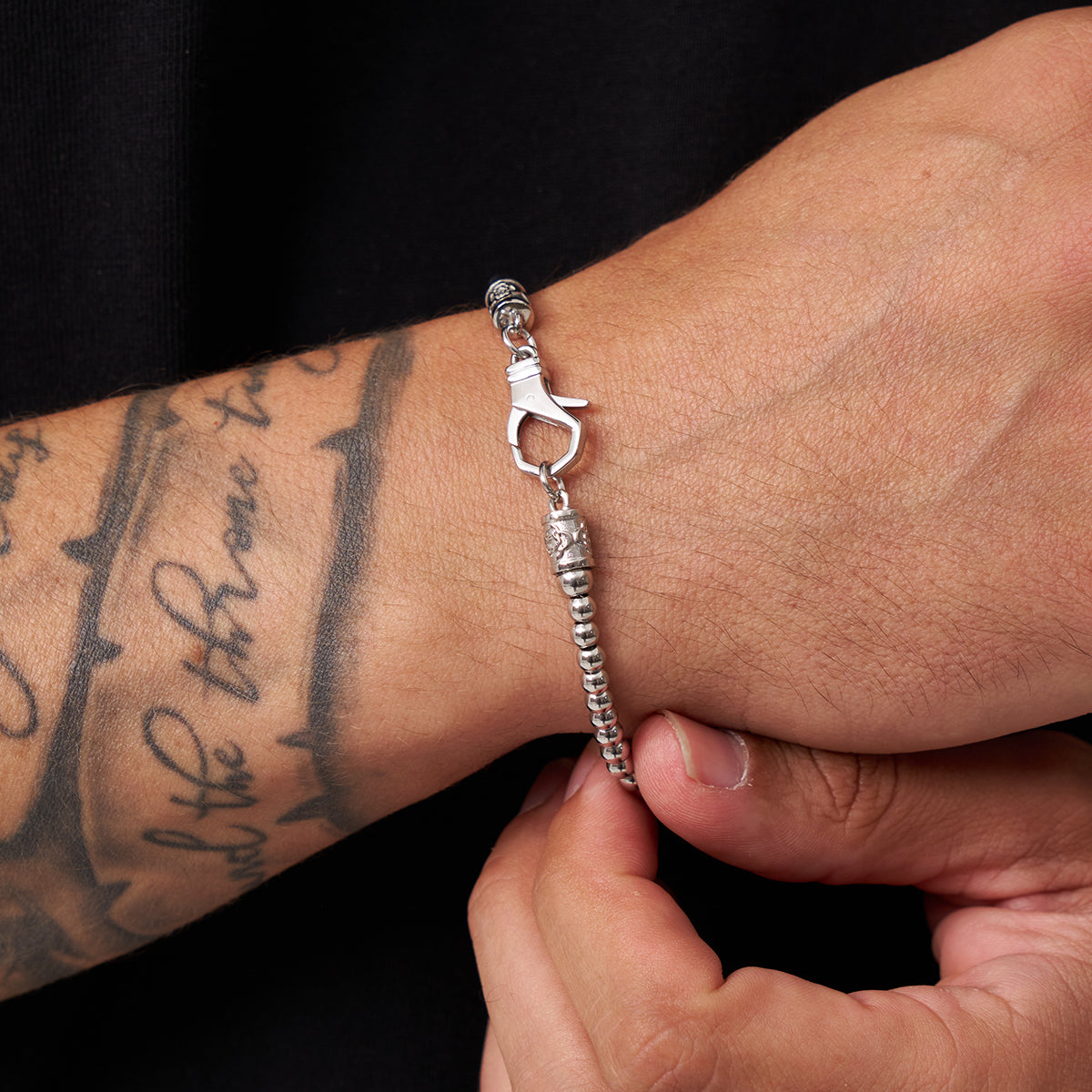 Bracciale Mini Chrome Ball (Argento)