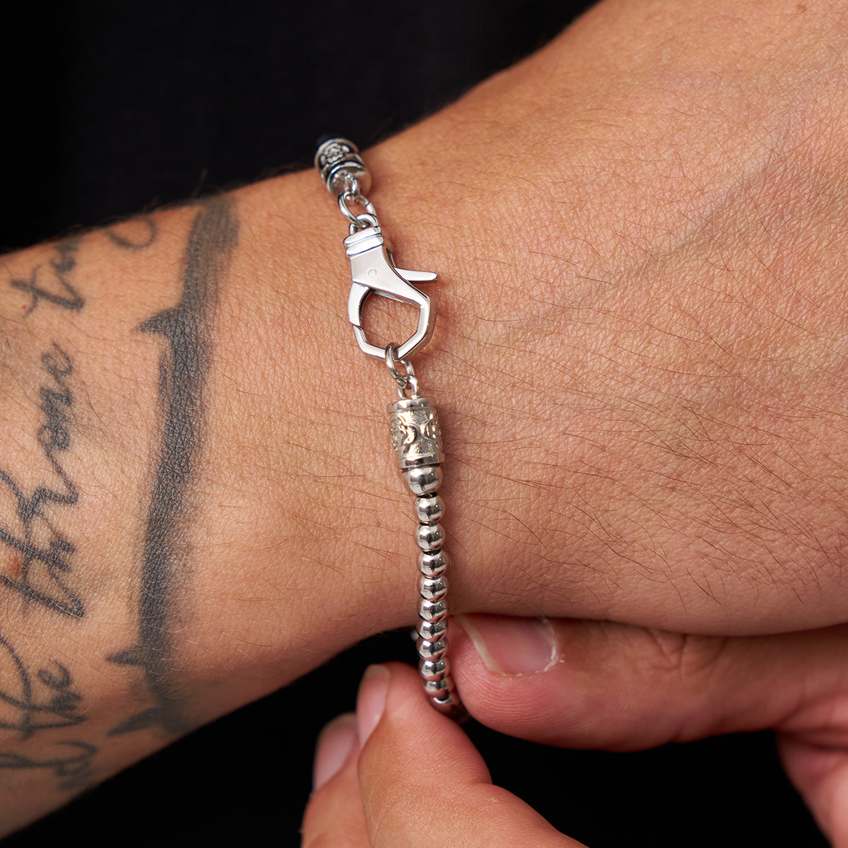 Bracciale Mini Chrome Ball (Argento)