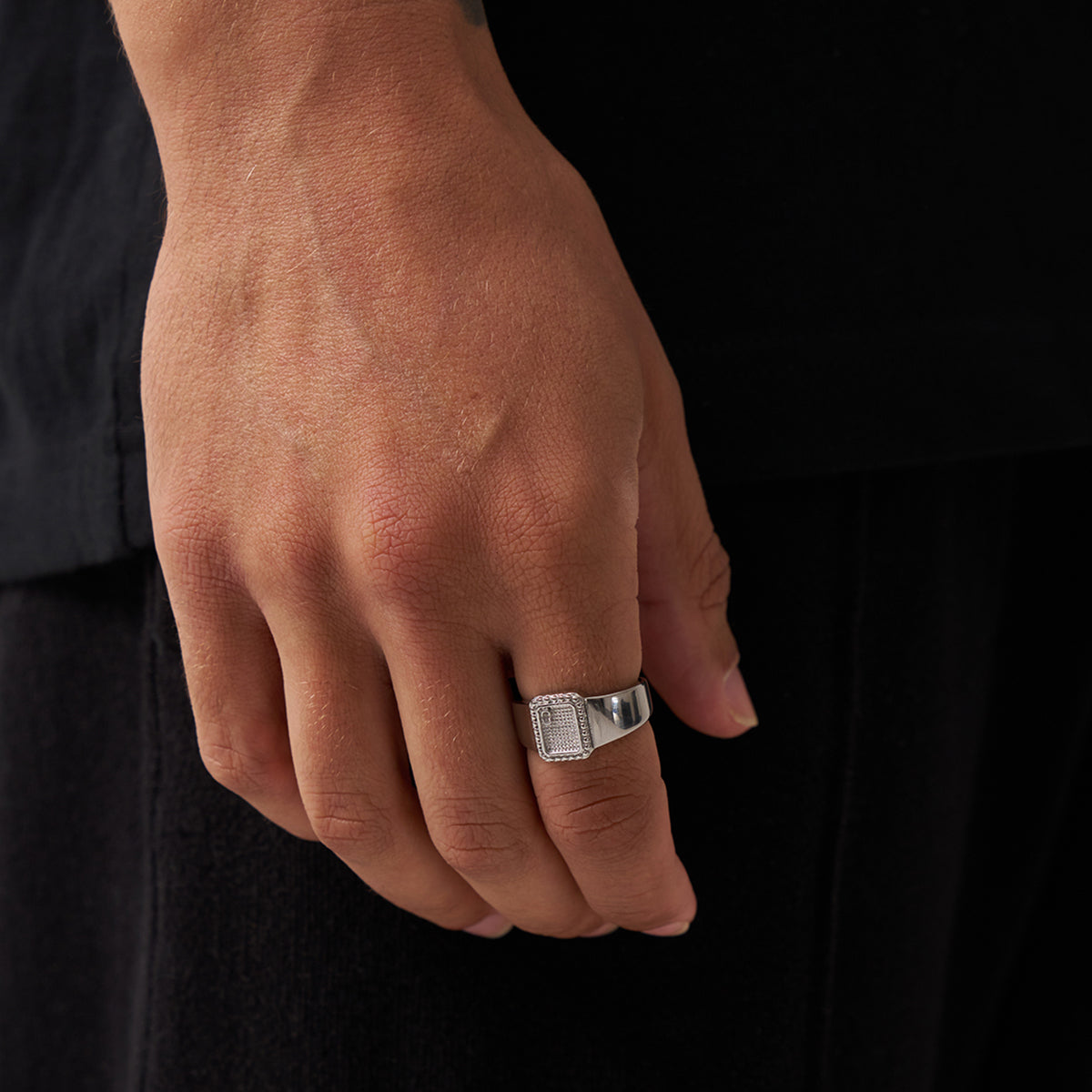 Anello Signet Reale (Argento)