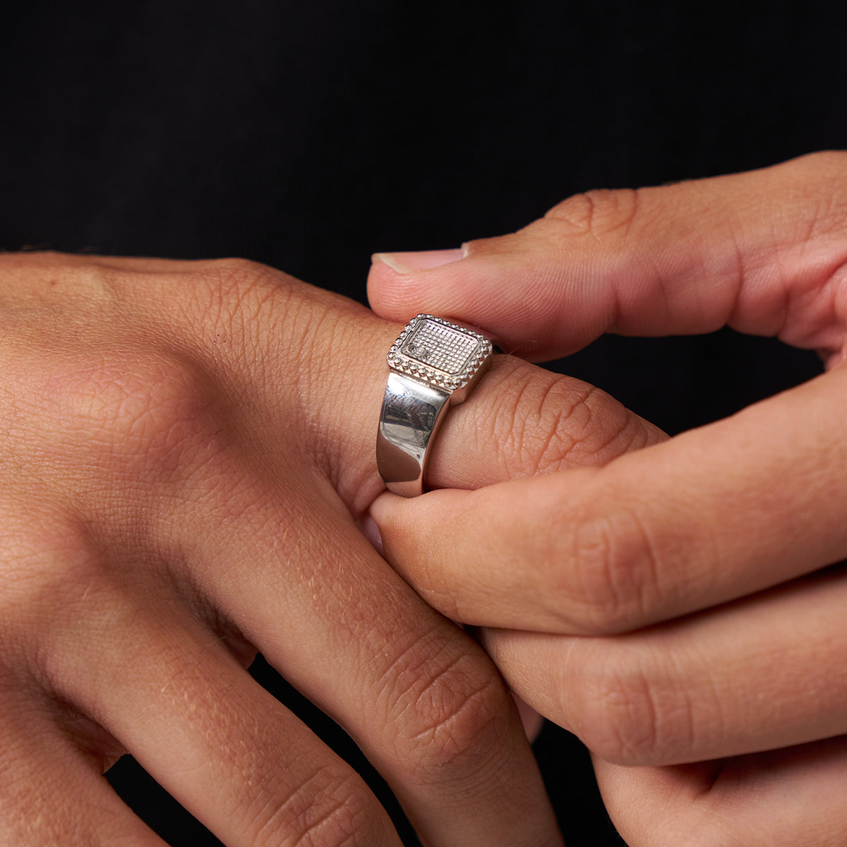 Anello Signet Reale (Argento)