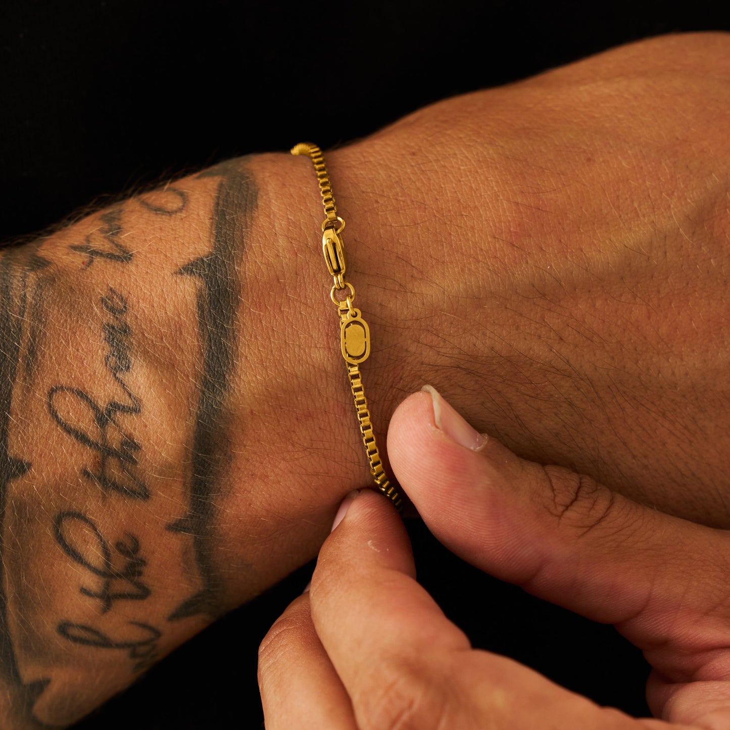 Bracciale Box (Oro) 2mm