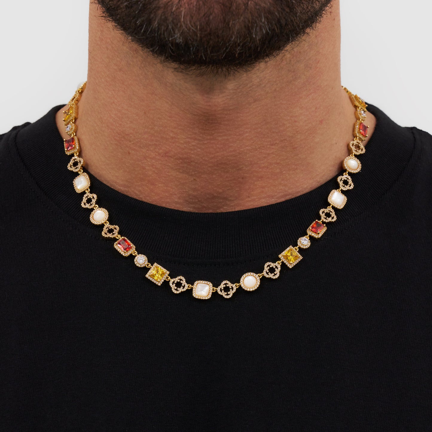 Collana di Gemme Ghiacciate (Oro)