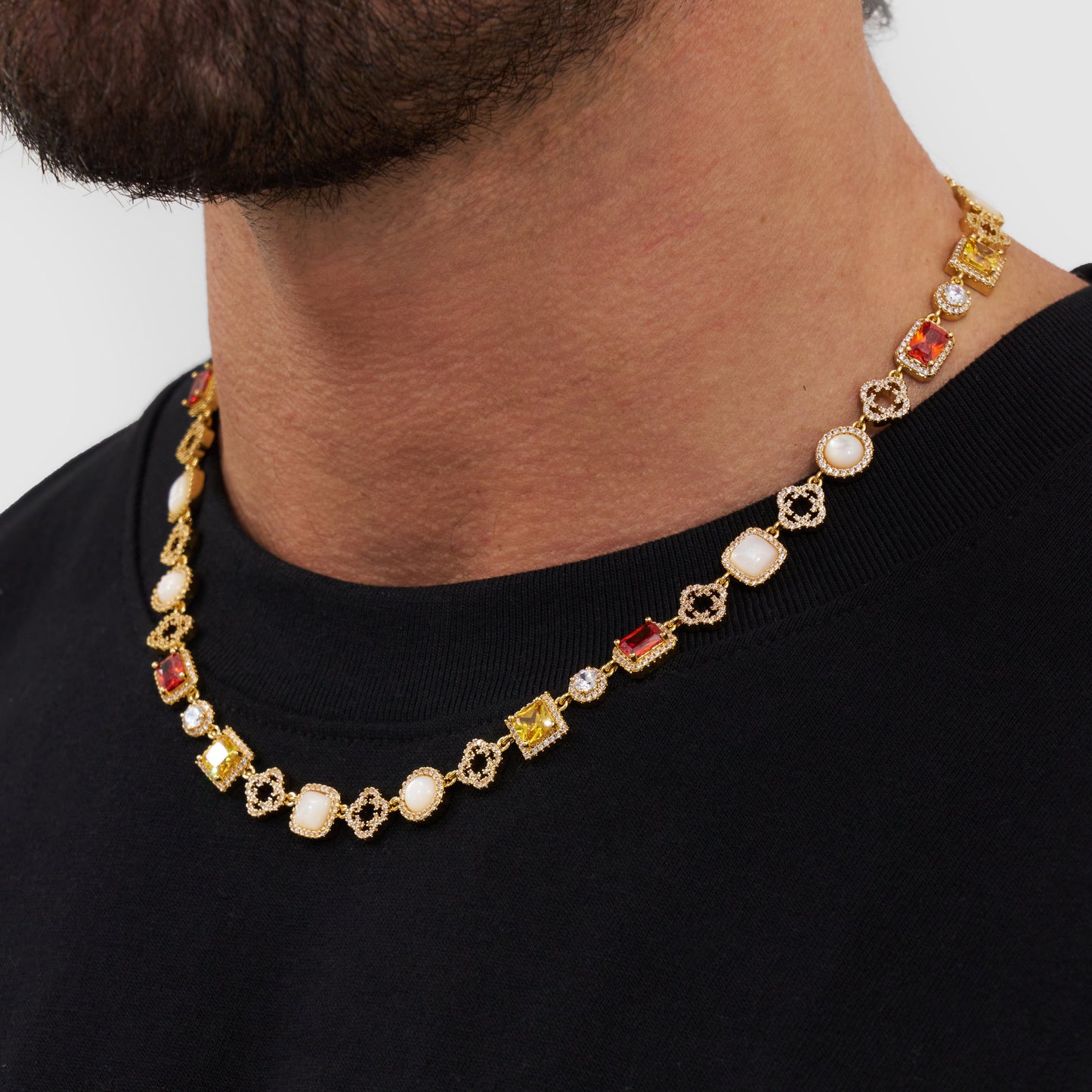 Collana di Gemme Ghiacciate (Oro)