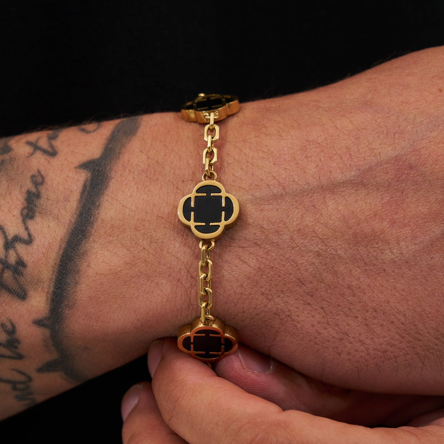 Bracciale in Pietra Onice (Oro)