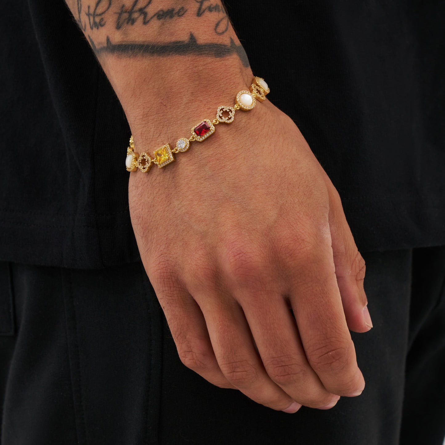 Bracciale Iced Gemstone (Oro)