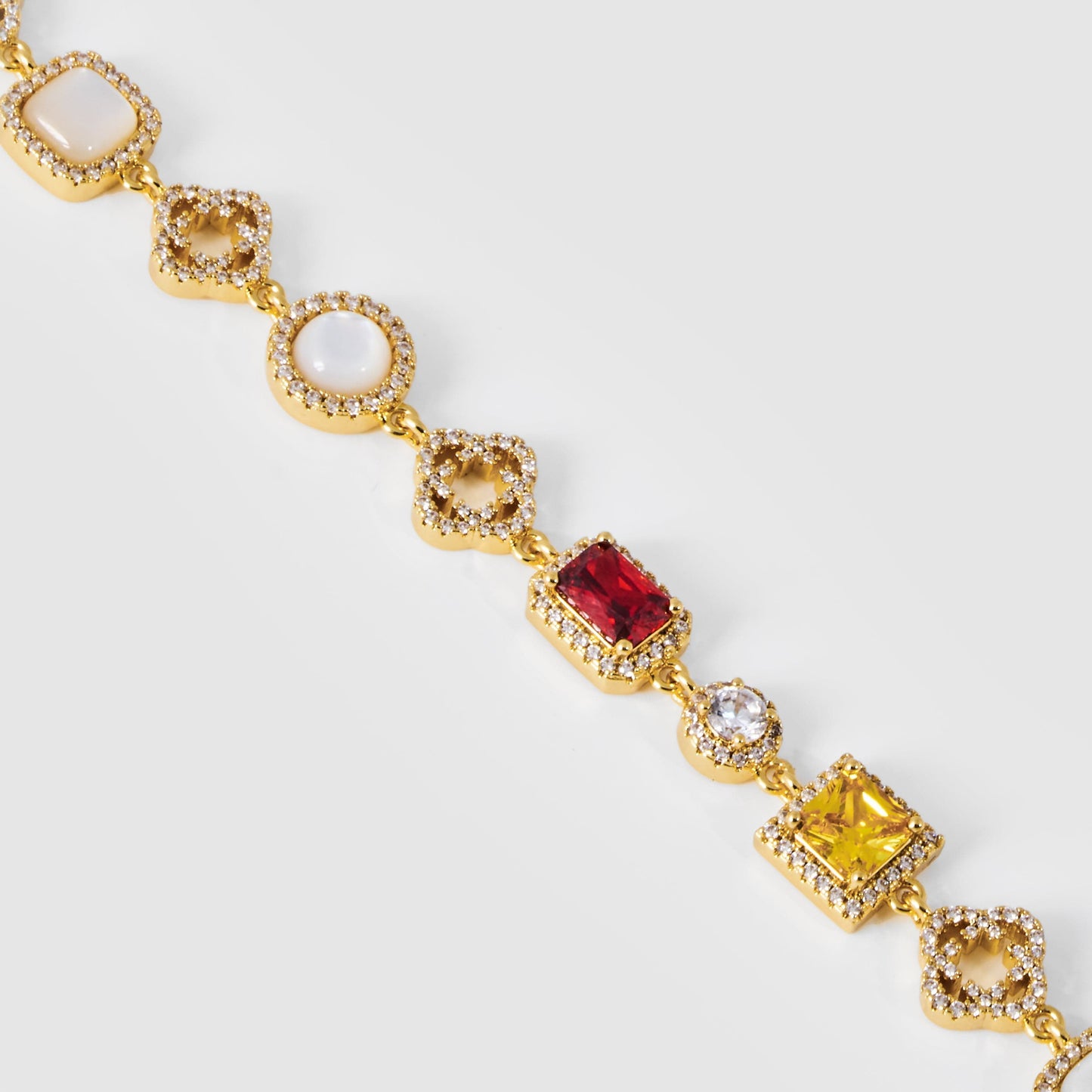 Bracciale Iced Gemstone (Oro)