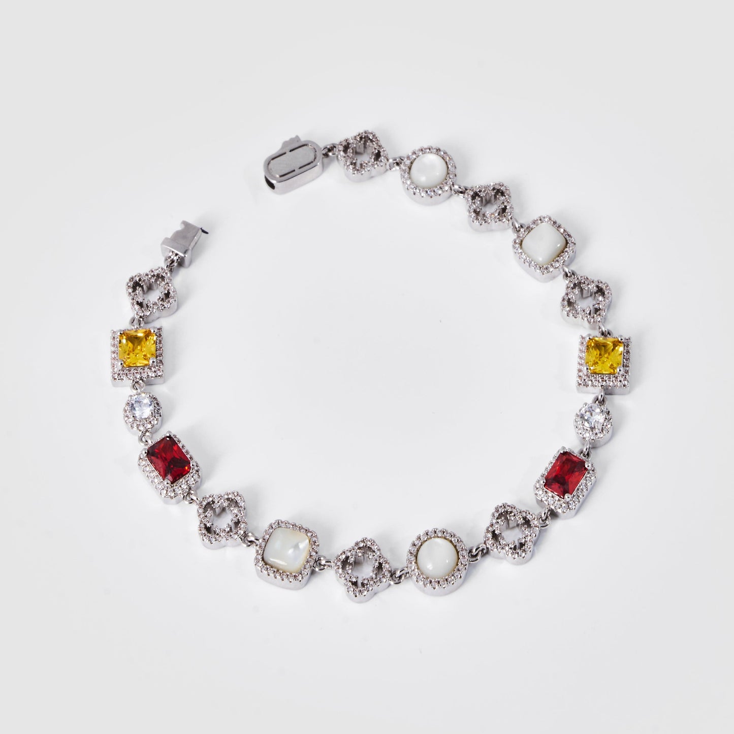 Bracciale Iced Gemstone (Argento)