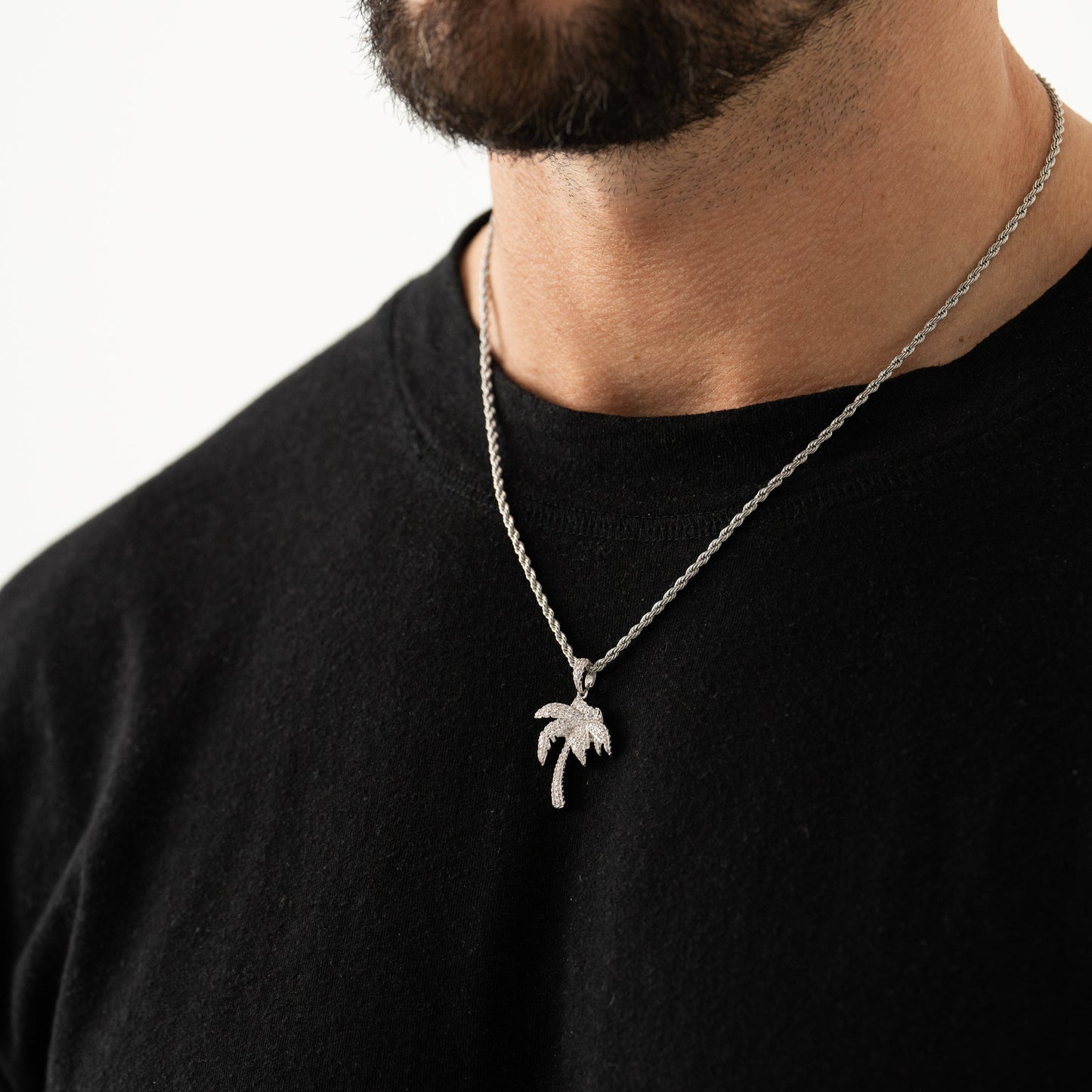 Ciondolo Palma Iced (Argento)