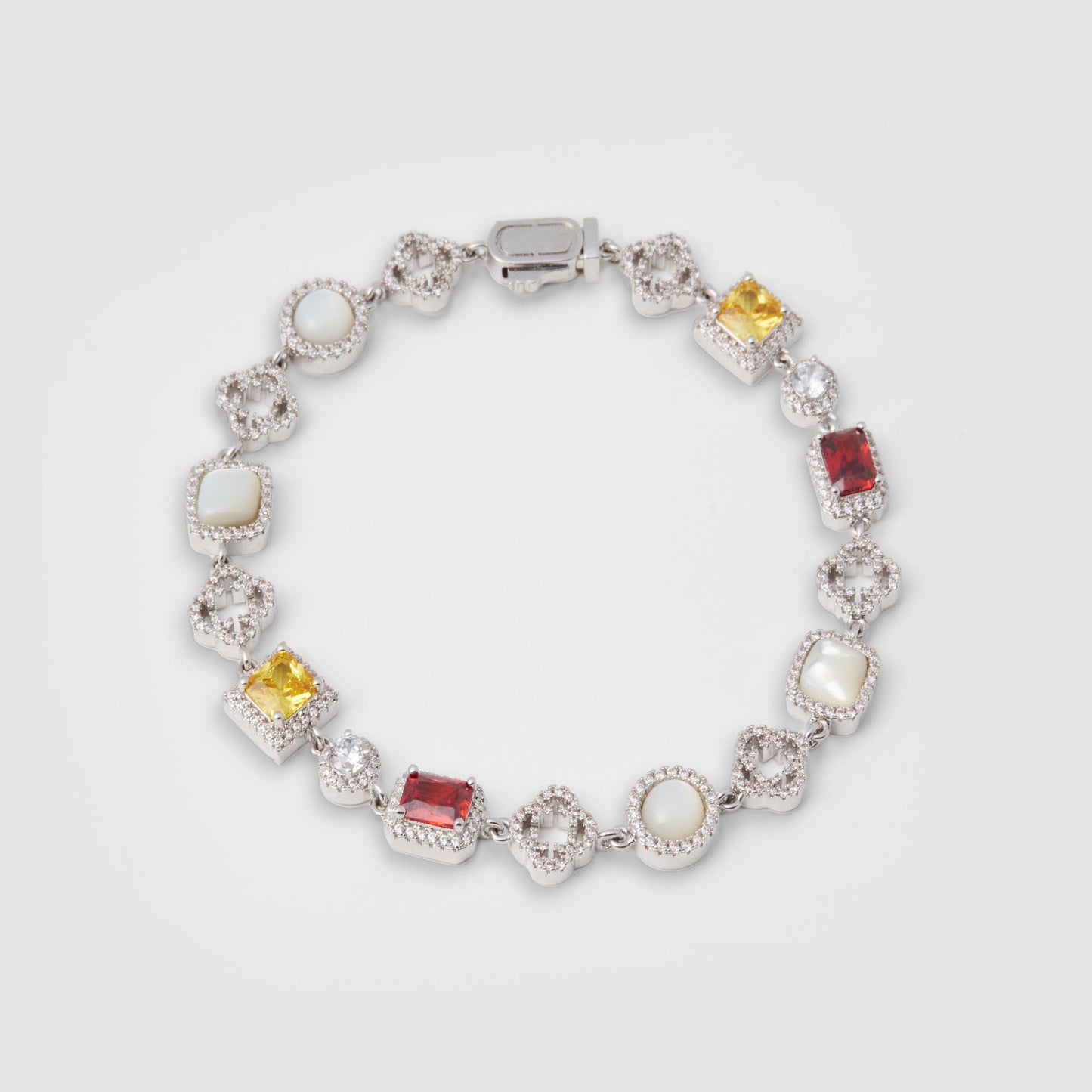 Bracciale Iced Gemstone (Argento)