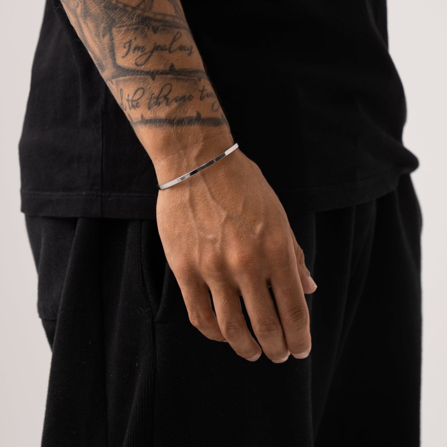 Cuff Classico 3mm (Argento)