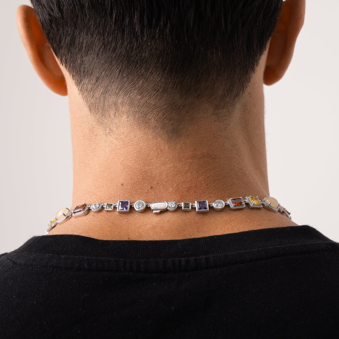 Collana di Pietre Preziose (Argento)