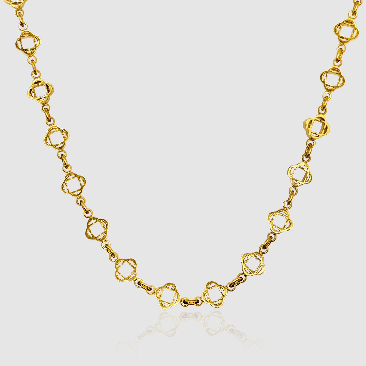 Collana Clover Link (Oro)