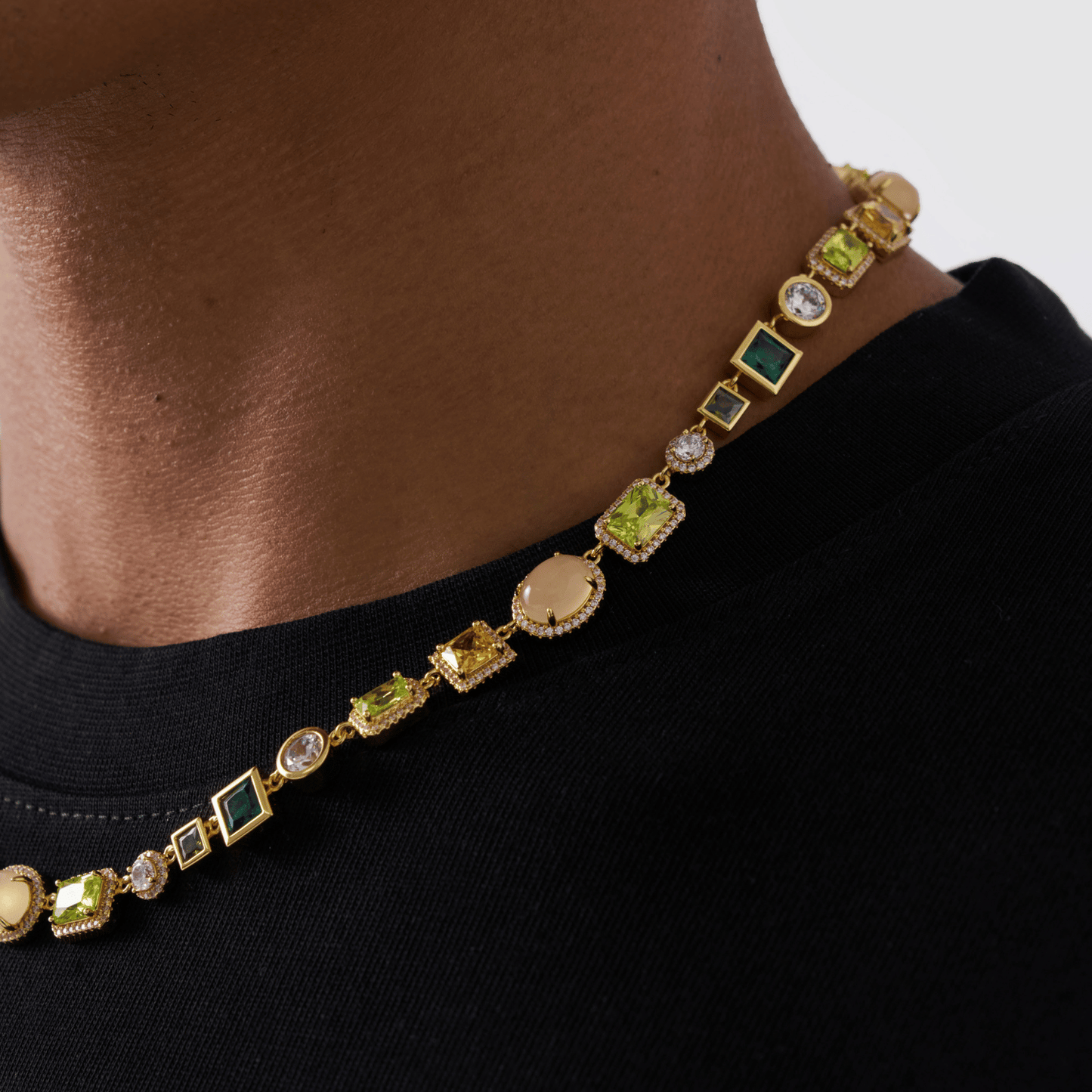 Collana in Gemma di Smeraldo (Oro)