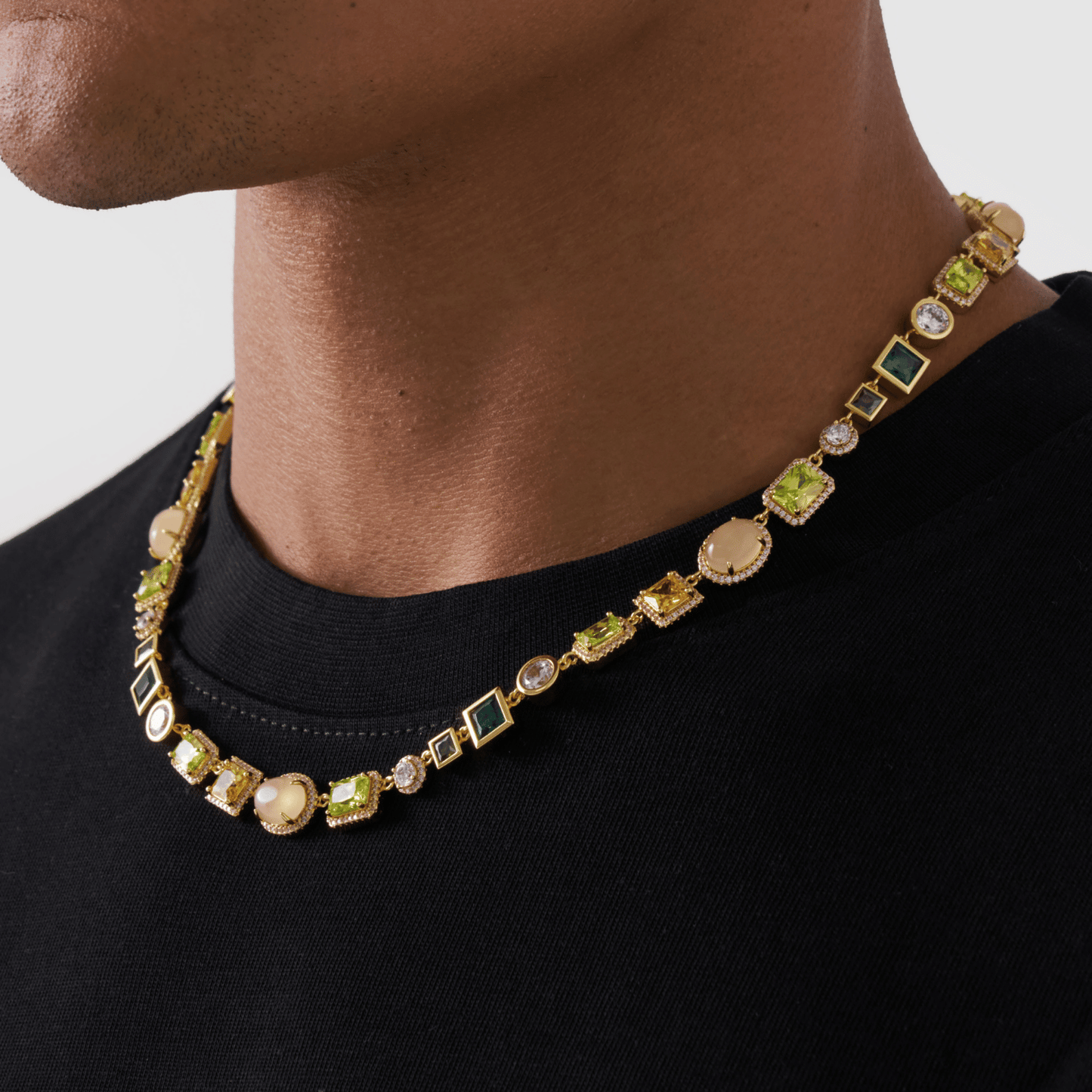Collana in Gemma di Smeraldo (Oro)