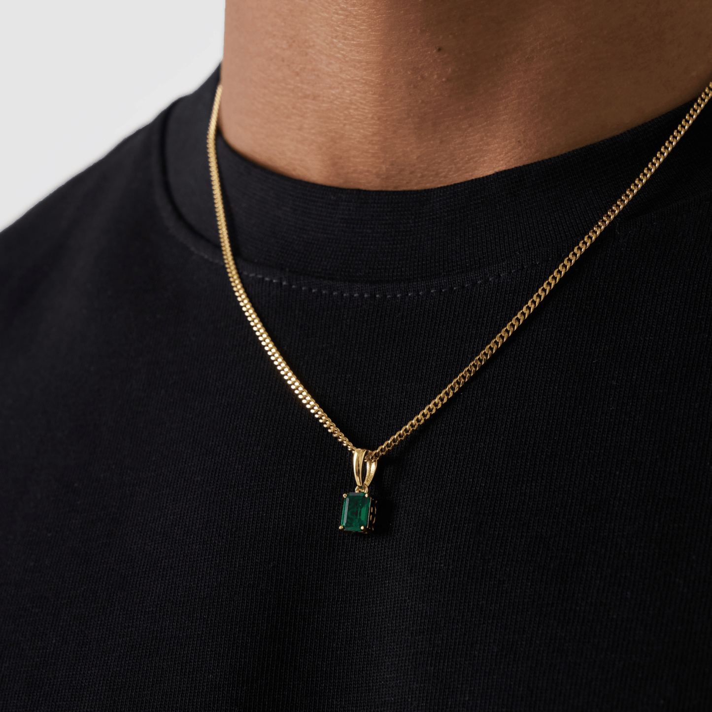 Pendente in Pietra di Smeraldo (Oro)