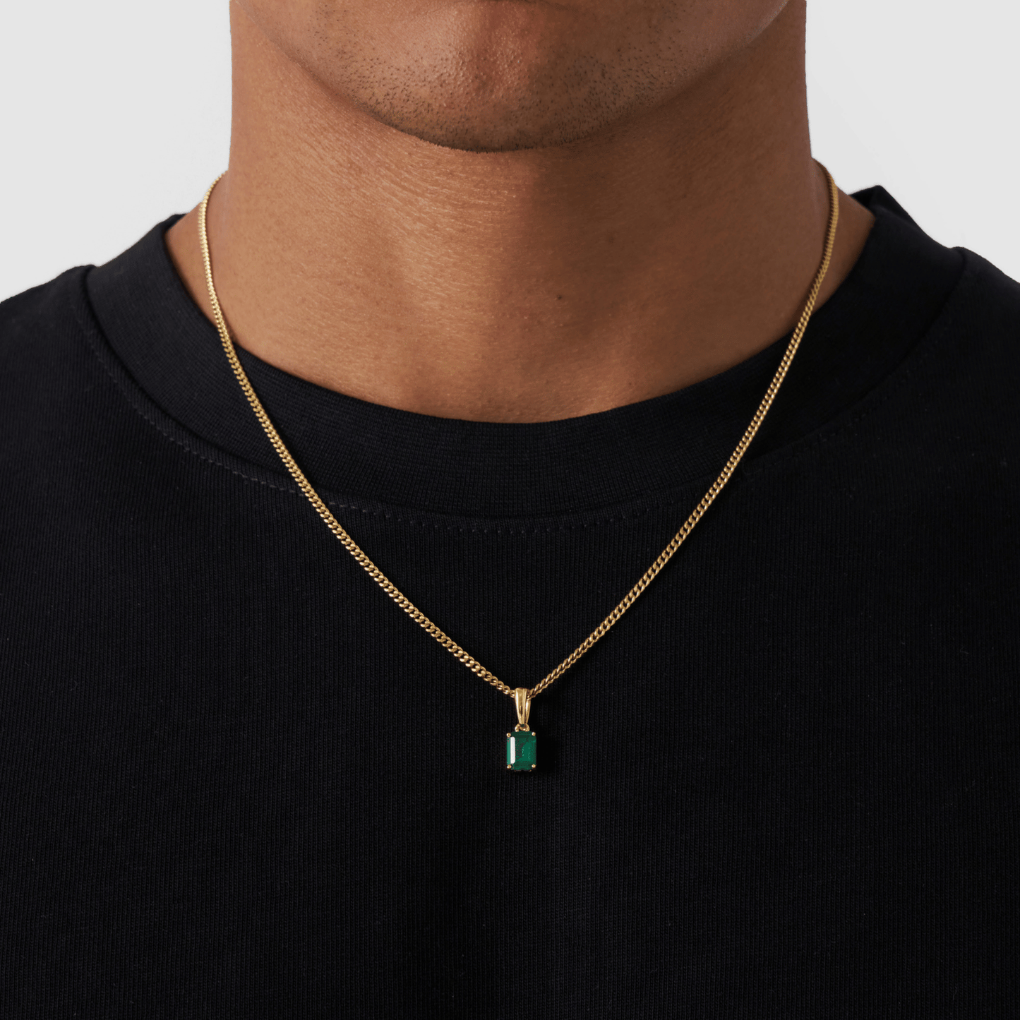Pendente in Pietra di Smeraldo (Oro)