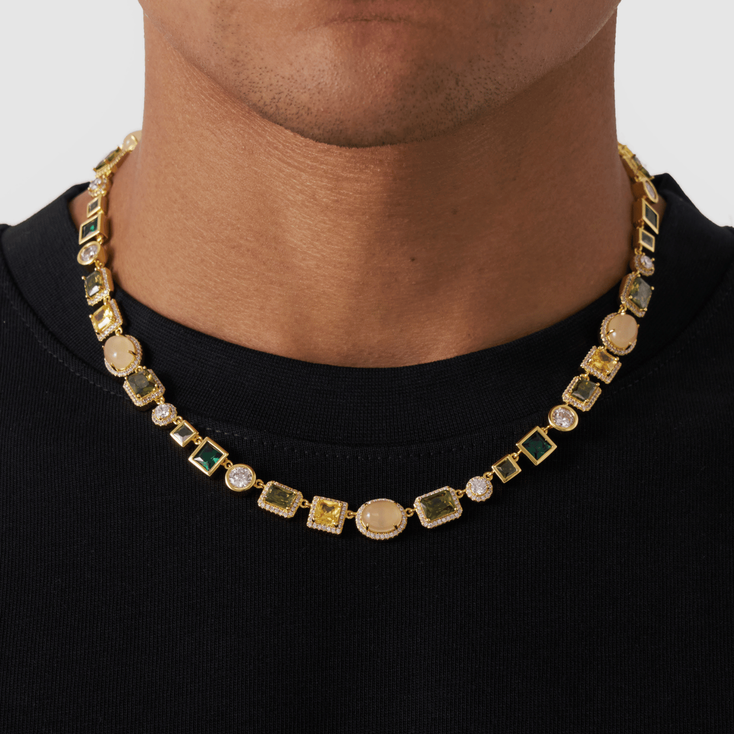 Collana in Gemma di Smeraldo (Oro)