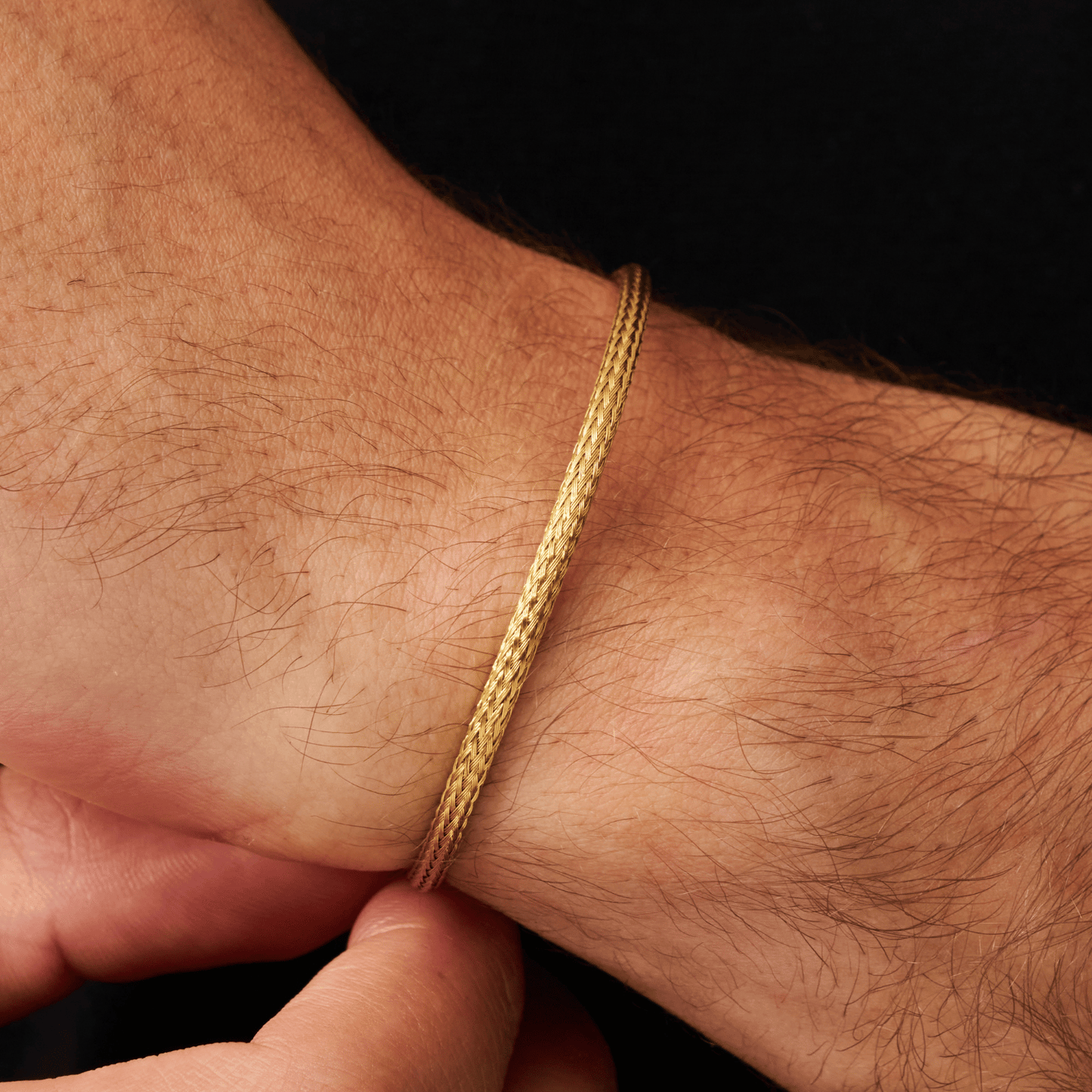 Bracciale Micro Pieghe (Oro)