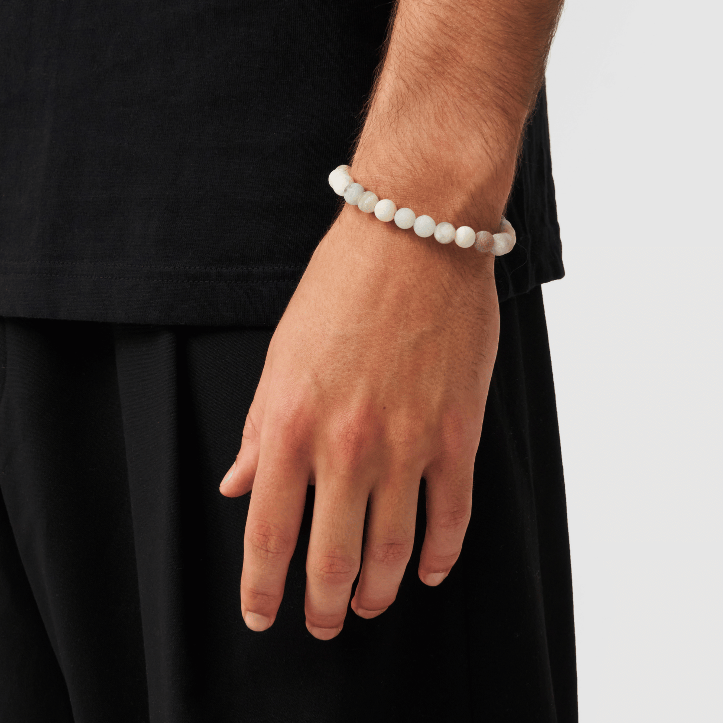 Bracciale con Perline Oceaniche 8mm