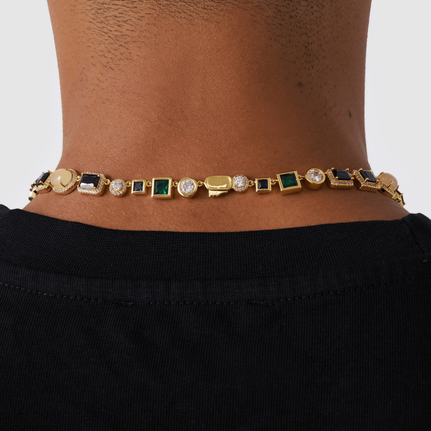 Collana in Gemma Onice (Oro)