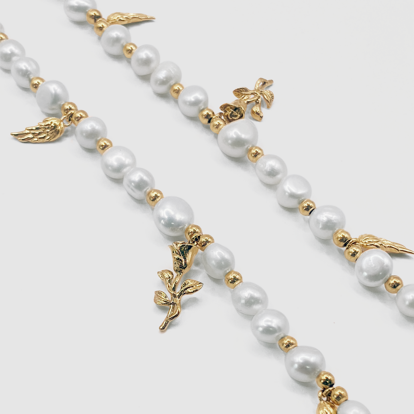Collana con Pendente in Vera Perla (Oro)
