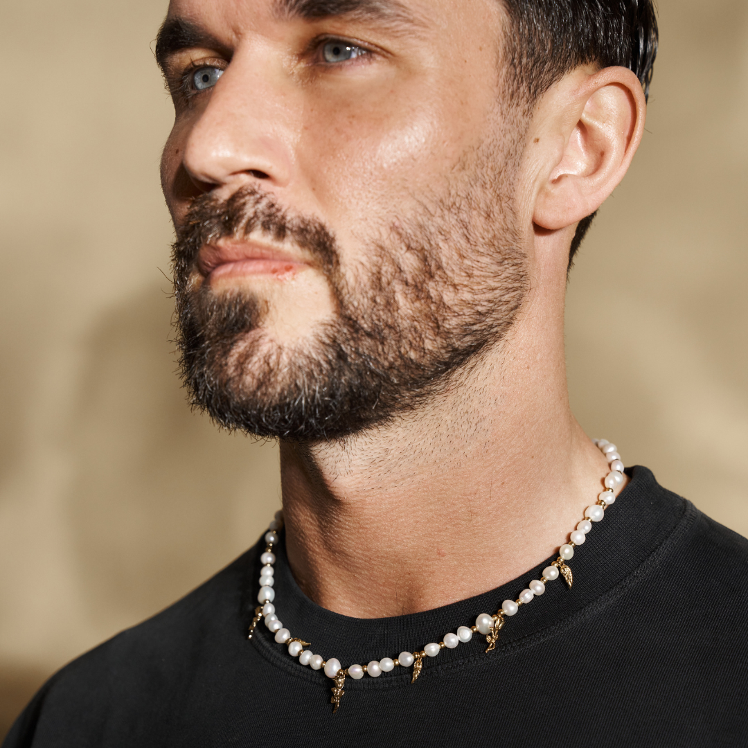 Collana con Pendente in Vera Perla (Oro)