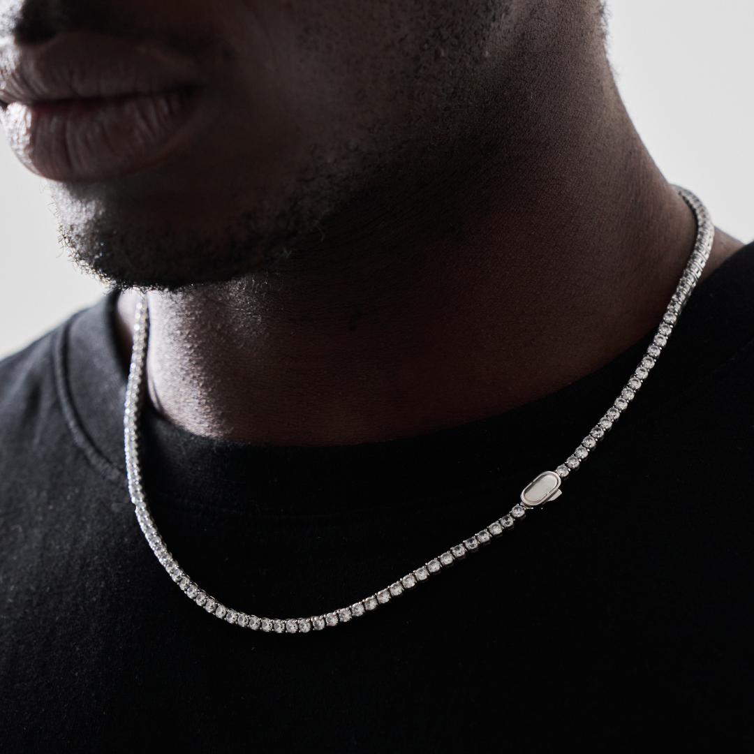 Collana Tennis (Argento) 3mm