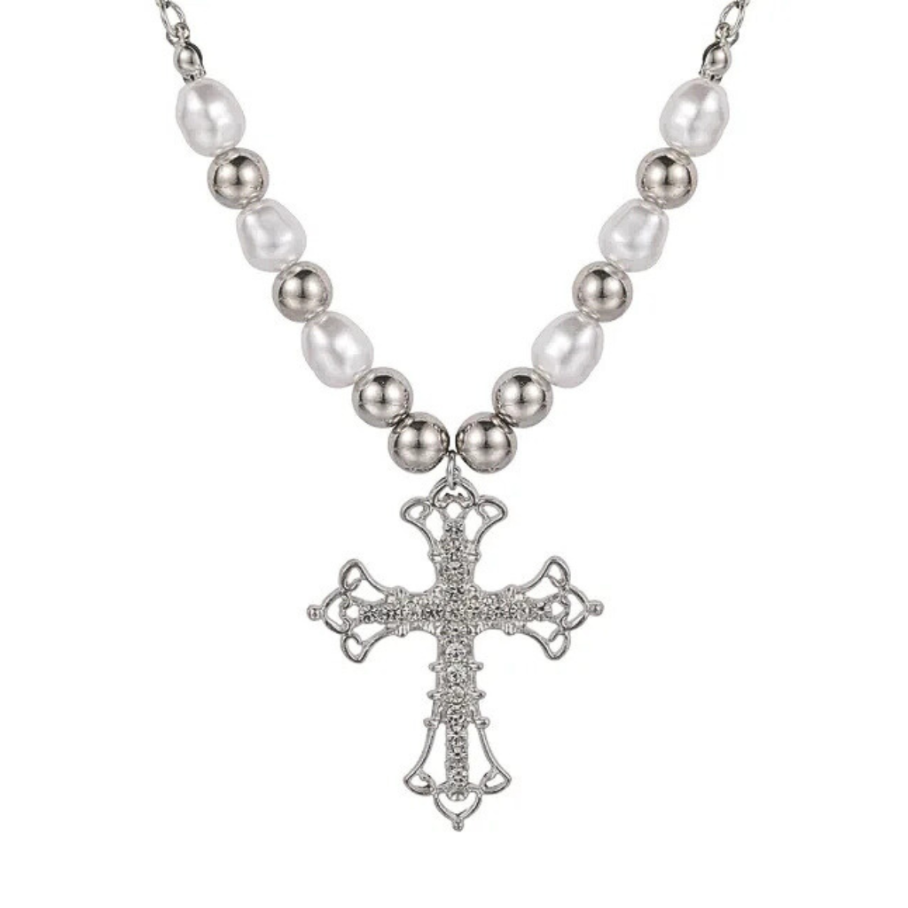 Timeless Glam Cross (Silver)