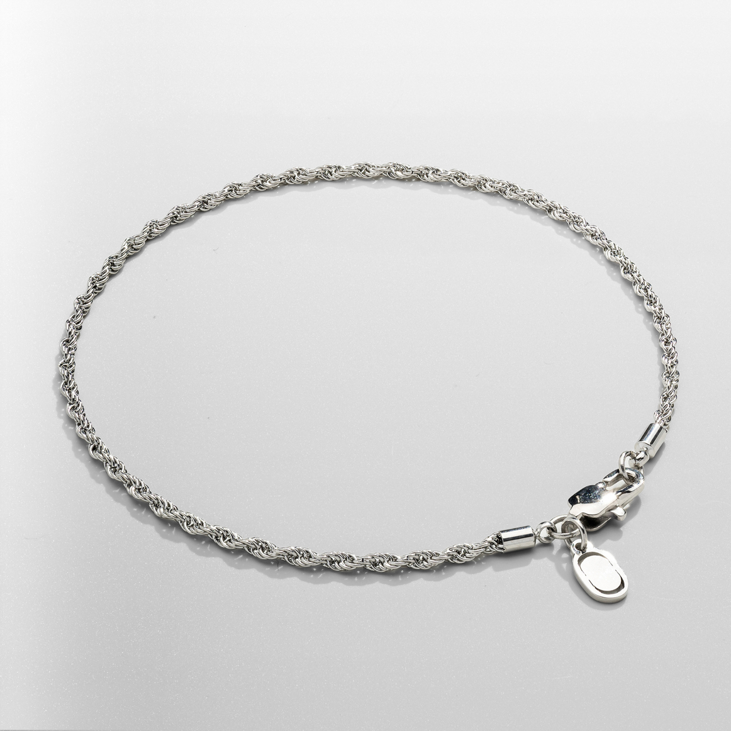 Bracciale in corda (Argento) 2mm