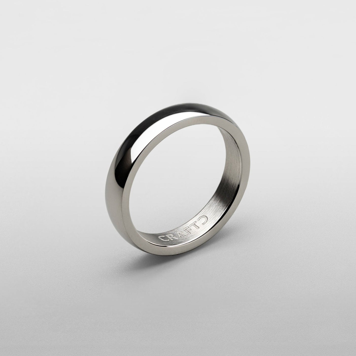 Anello a Fascia Rotonda (Argento) 5mm