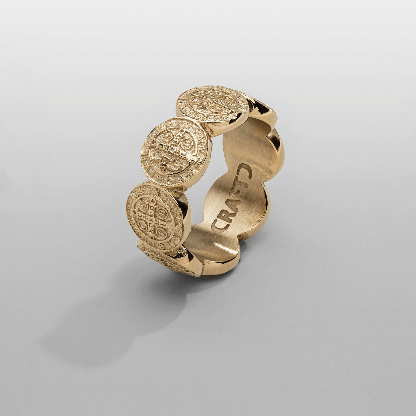 Anello Band di San Benedetto (Oro)
