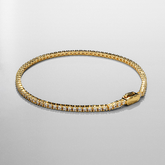 Bracciale Tennis (Oro) 2mm
