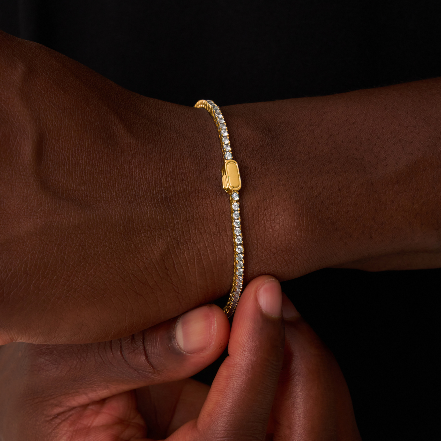 Bracciale Tennis (Oro) 2mm