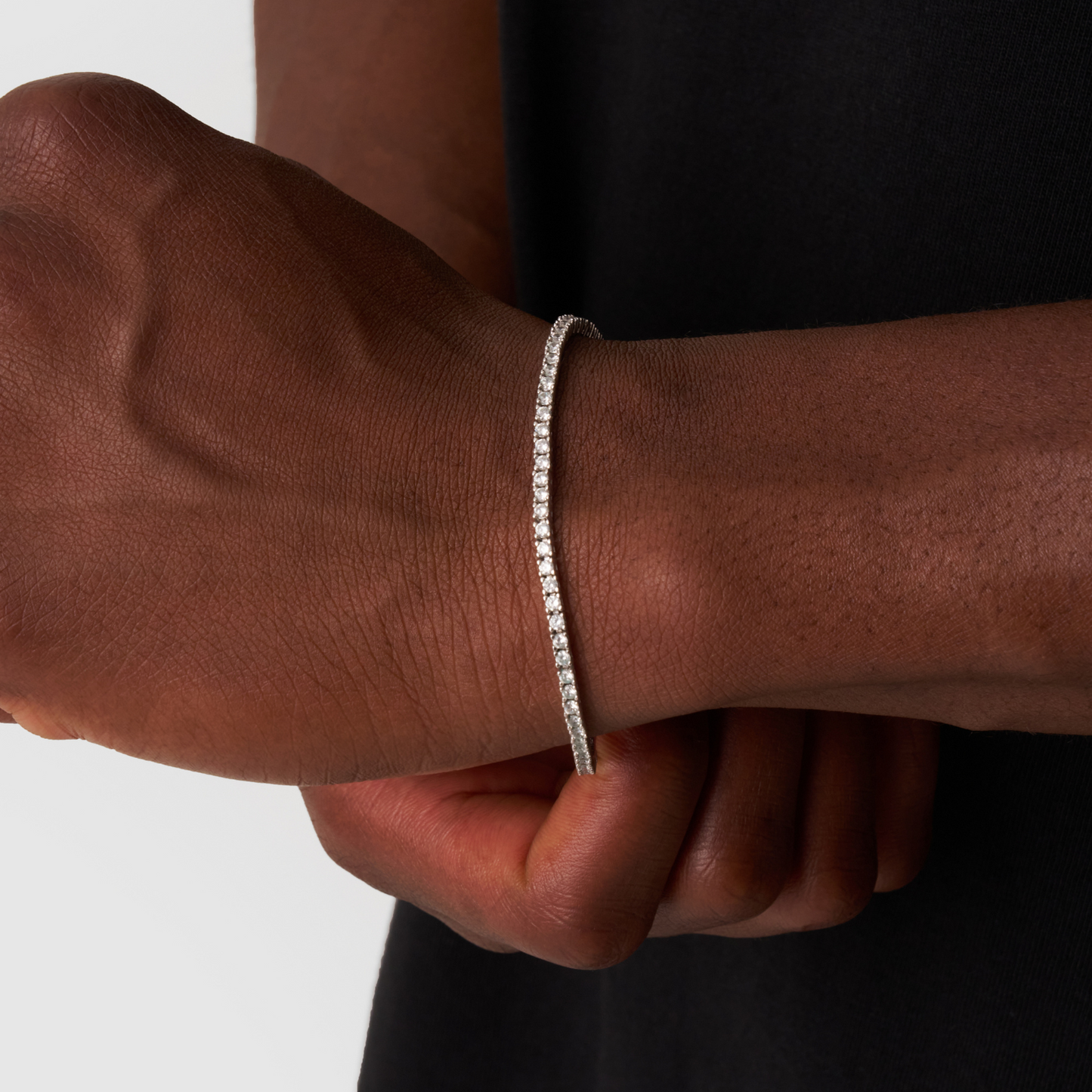 Bracciale Tennis (Argento) 2mm