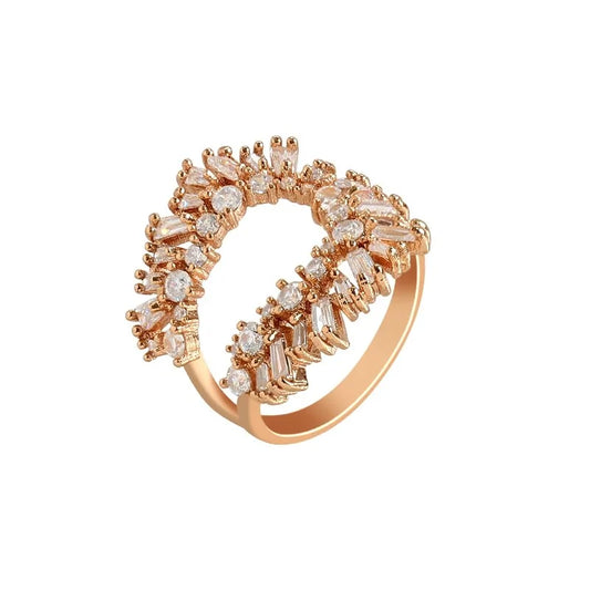 Anello a U con apertura a cristallo