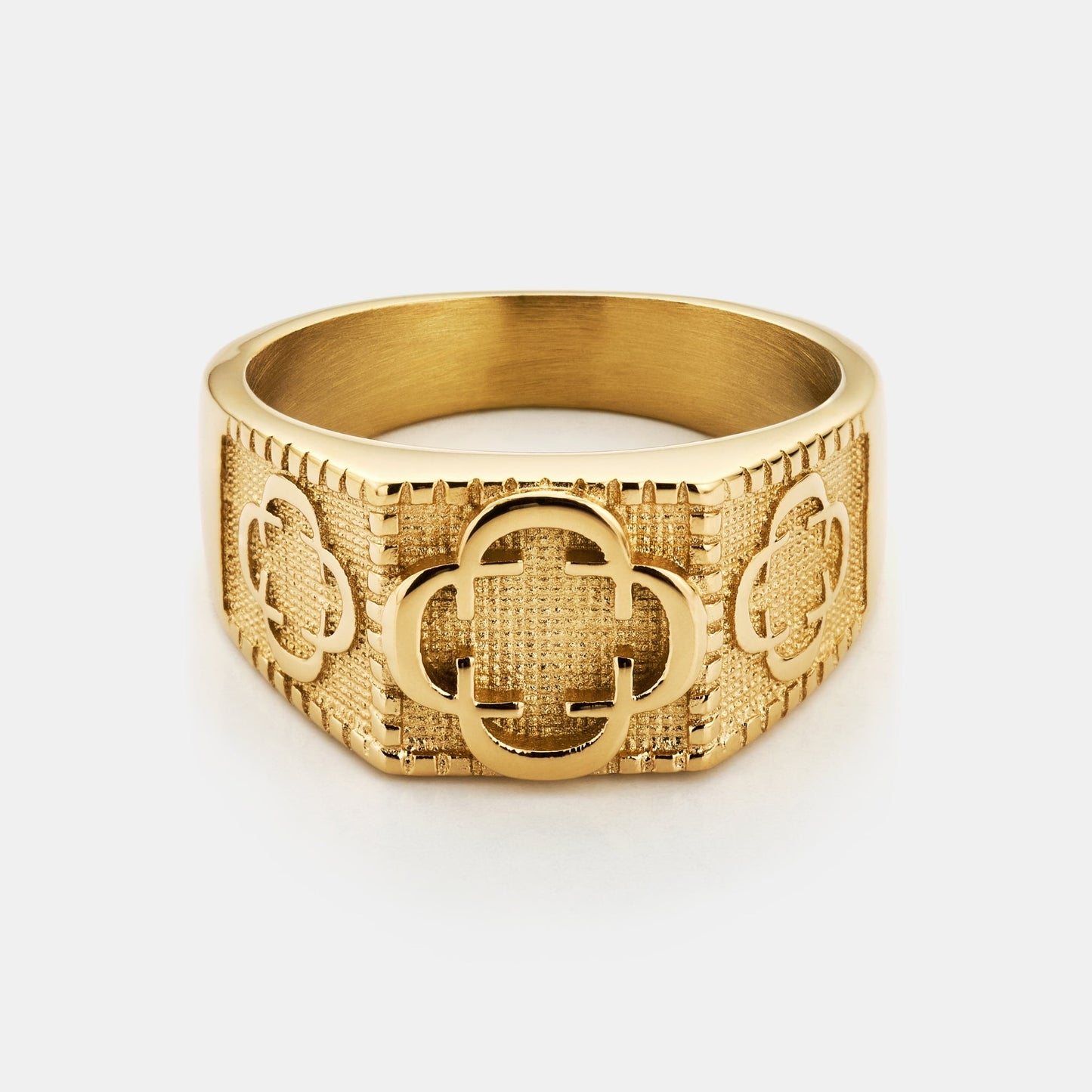 Anello Sovrano Clover (Oro)