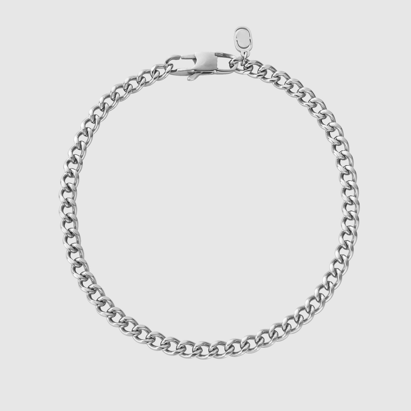 Bracciale Cubano (Argento) 4mm